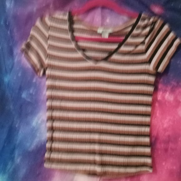 Striped Tight Tee - Picture 1 of 1